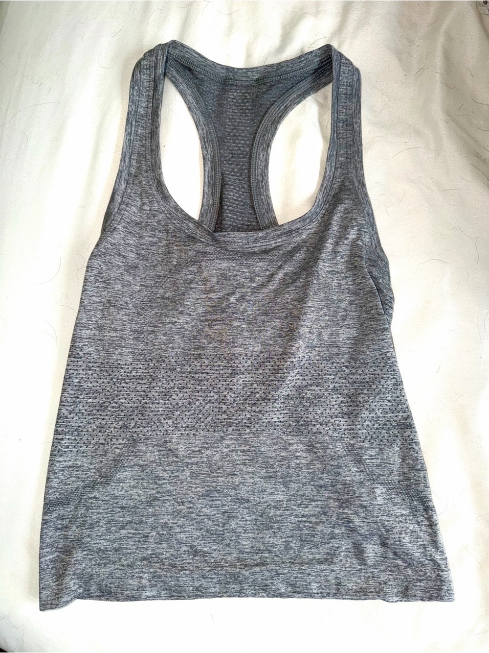 LULULEMON GRAY RACERBACK TANK TOP SIZE 2 !!!